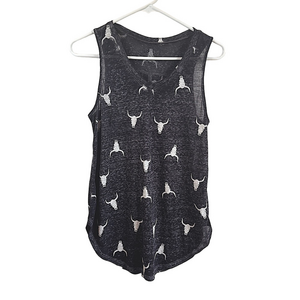 ZOE & LIV Longhorn Burnout Tank